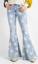 Load image into Gallery viewer, Washed Denim Star Bells
