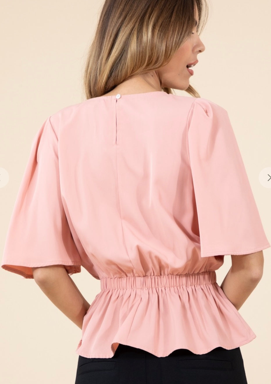 Sassy Boat Neck Blouse