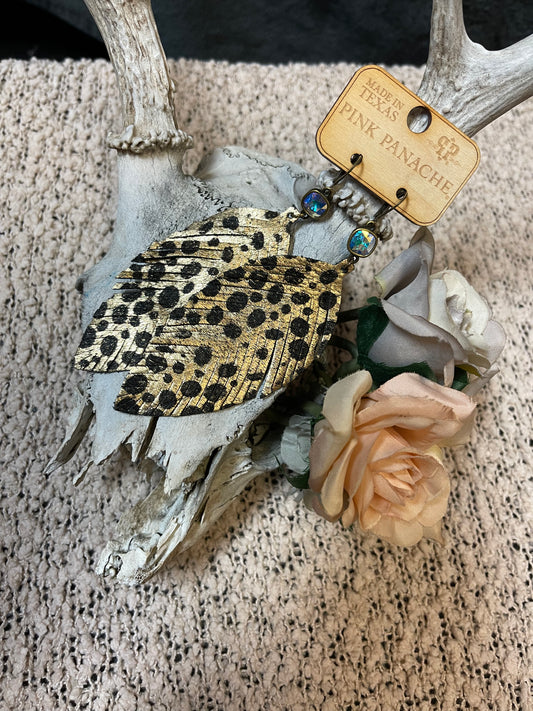 PP Spotted Leo Earrings