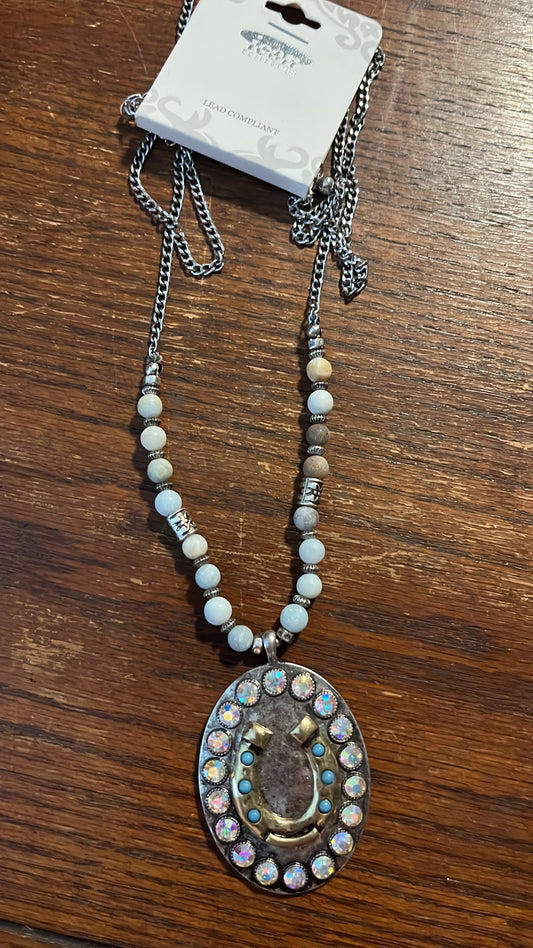Horse n Tack Necklace
