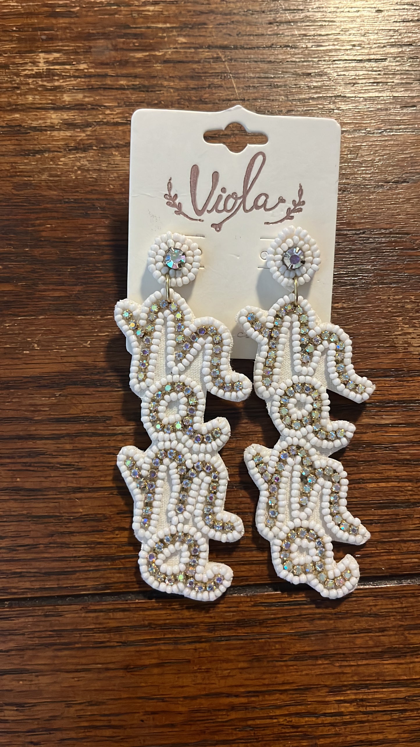 Mama Beaded Earrings