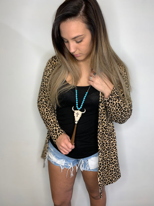 TTT Leopard Short Cardi