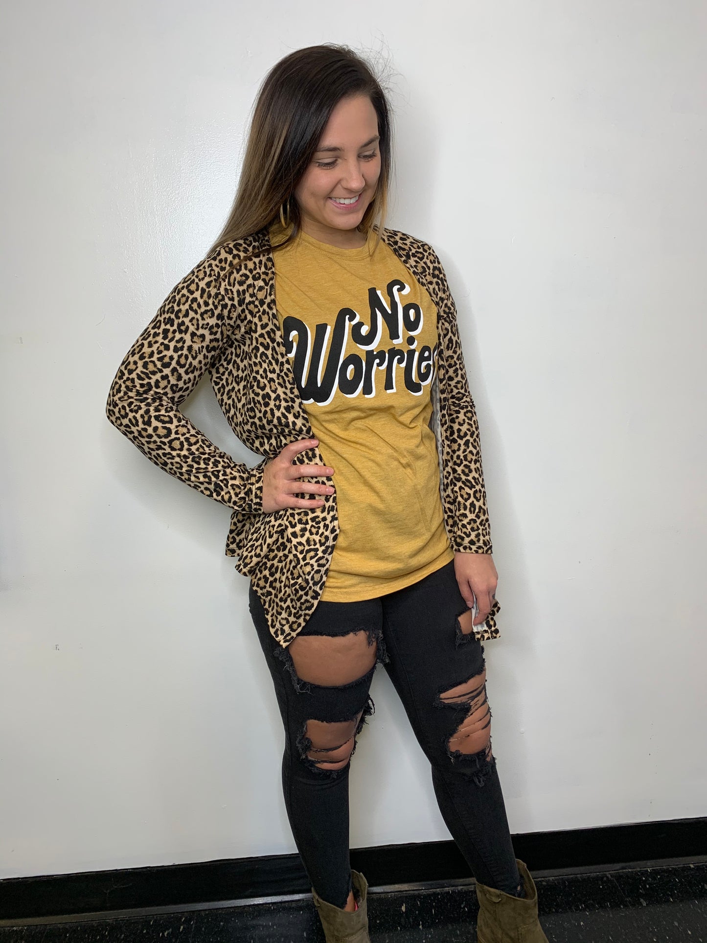 TTT Leopard Short Cardi