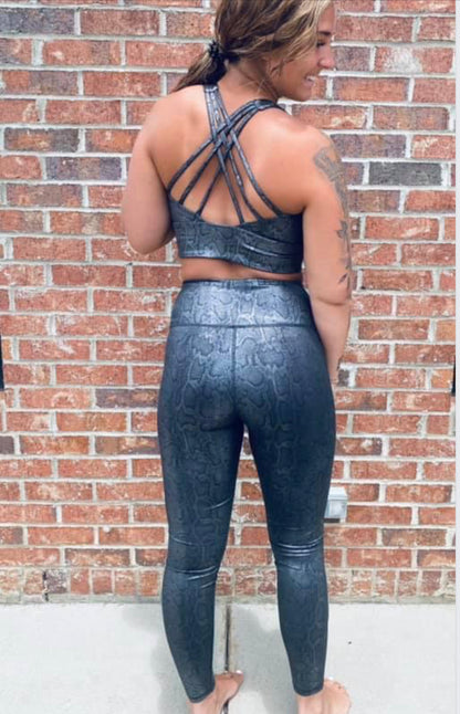 Lux Snake Skin Leggings