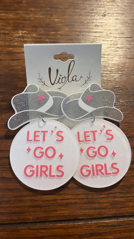 Let's Go Girls Sparkle Earrings
