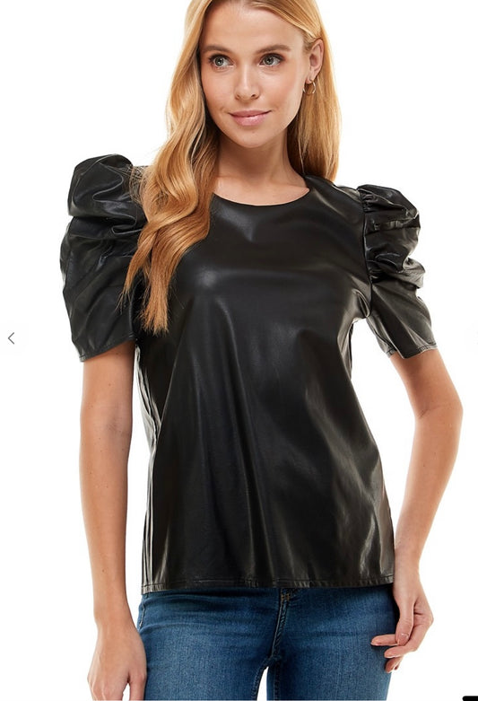 Bossy in Black Blouse