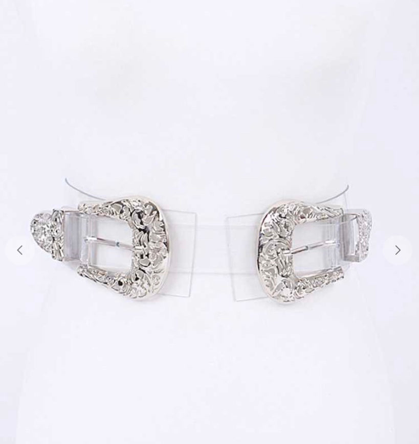 Western Double Buckle Belt