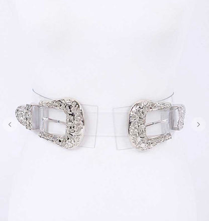 Western Double Buckle Belt