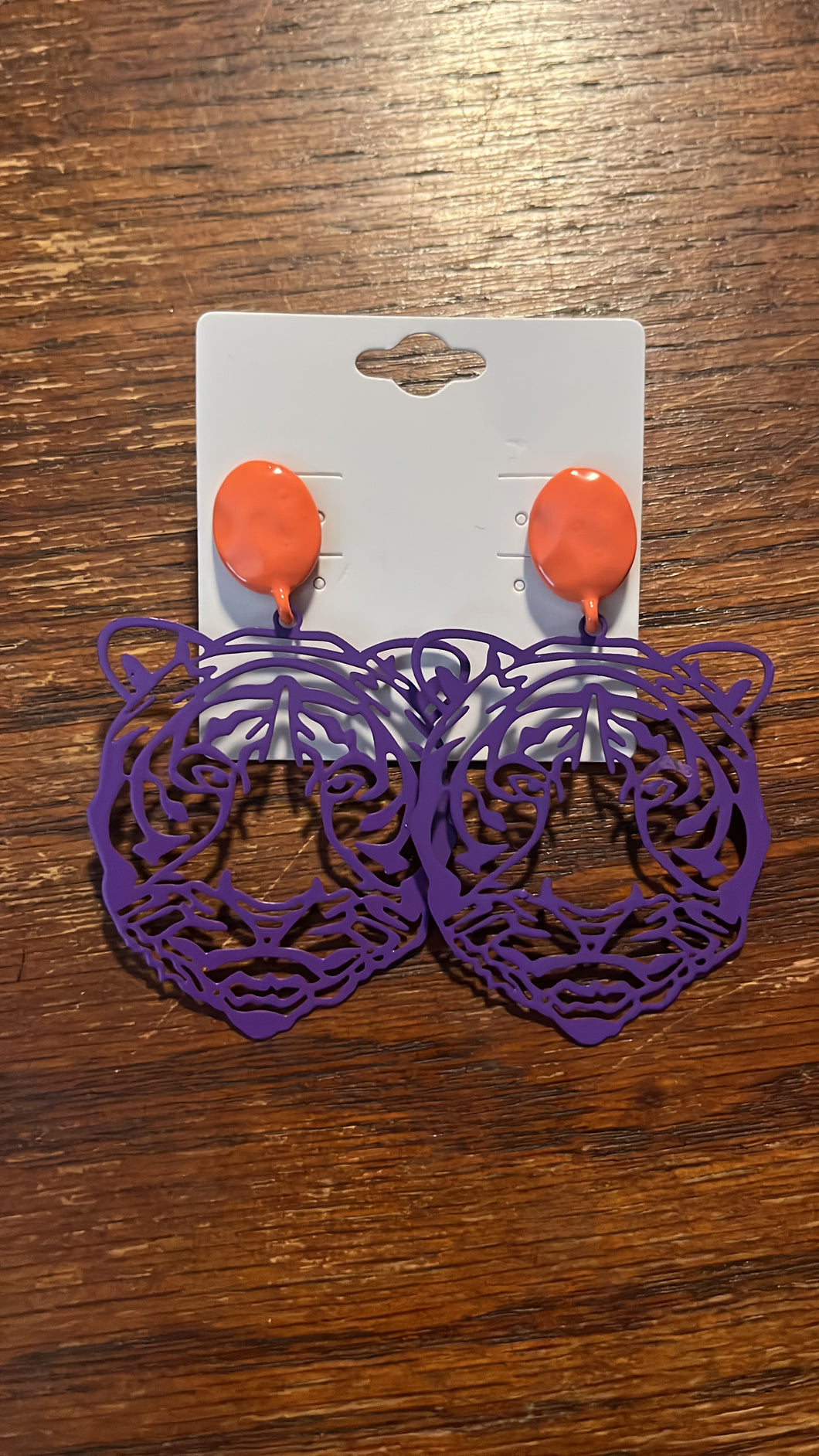 Team Spirit Tiger Earrings