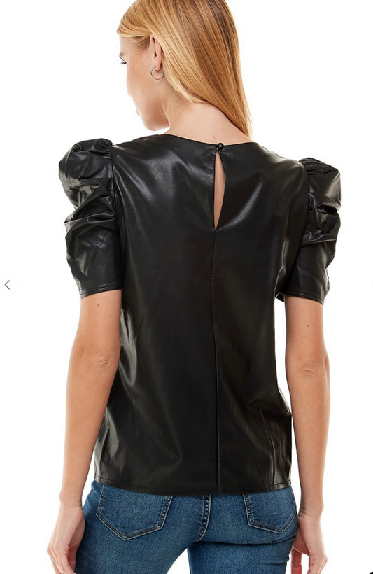 Bossy in Black Blouse