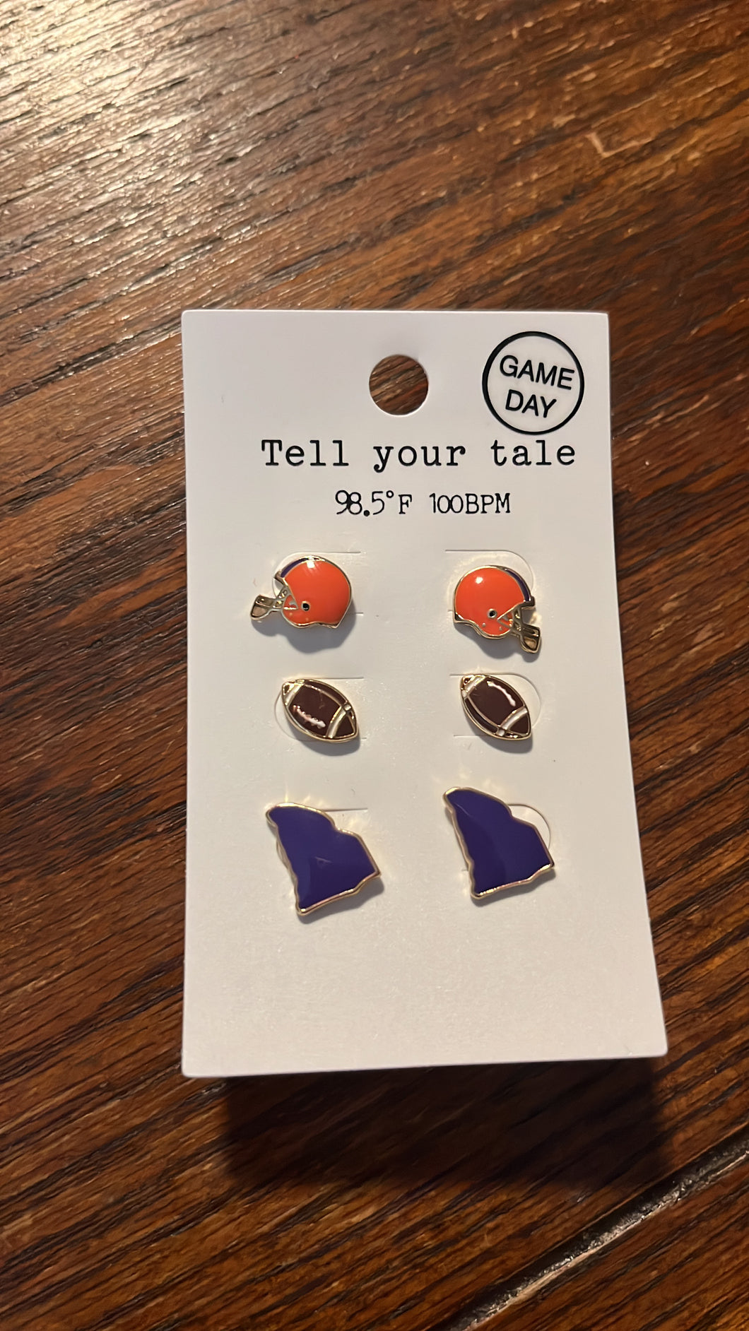 Tigers Stud Variety Pack Earrings