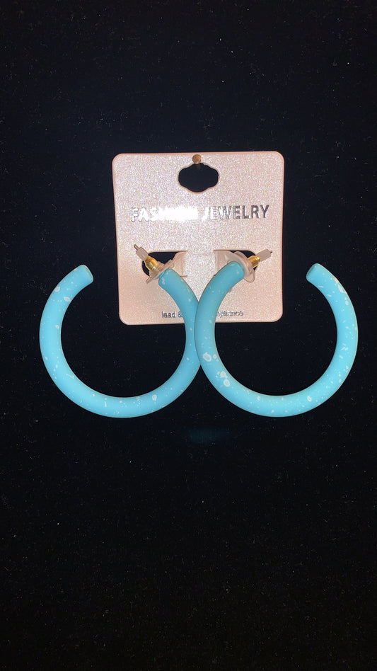 Paint Splatter Hoops