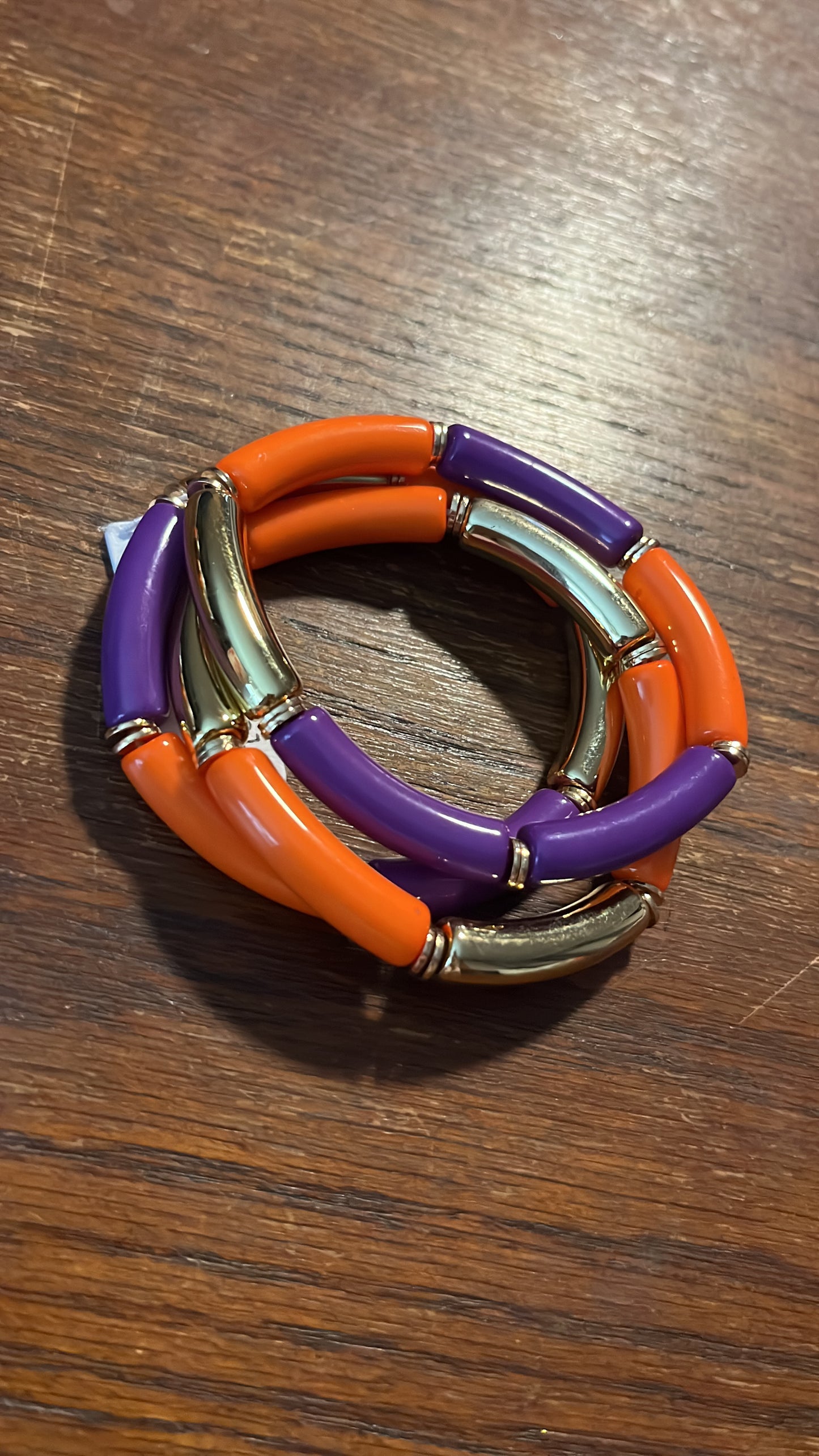 Gameday Spirit Tube Bracelet Set