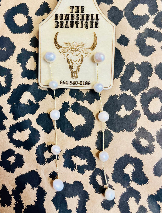 Pearl Dangle Earrings