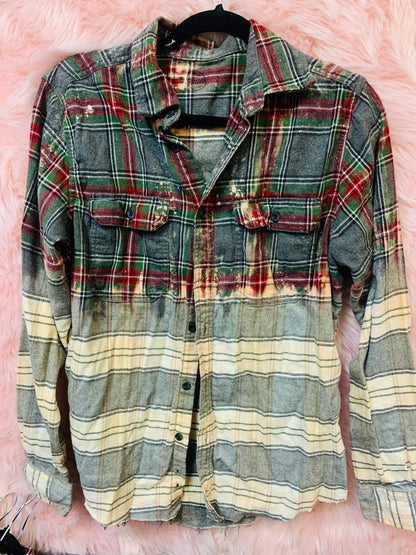 Bleached Christmas Flannel