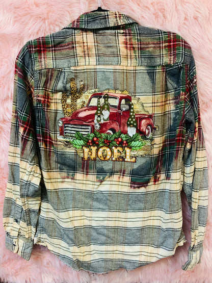 Bleached Christmas Flannel