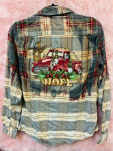 Load image into Gallery viewer, Bleached Christmas Flannel
