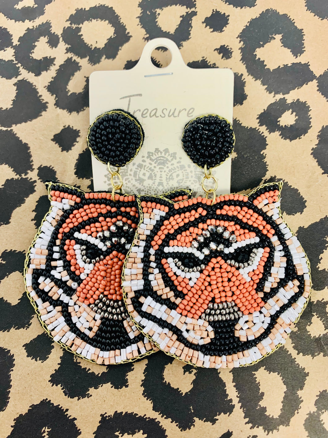 Big Kitty CBead Earrings