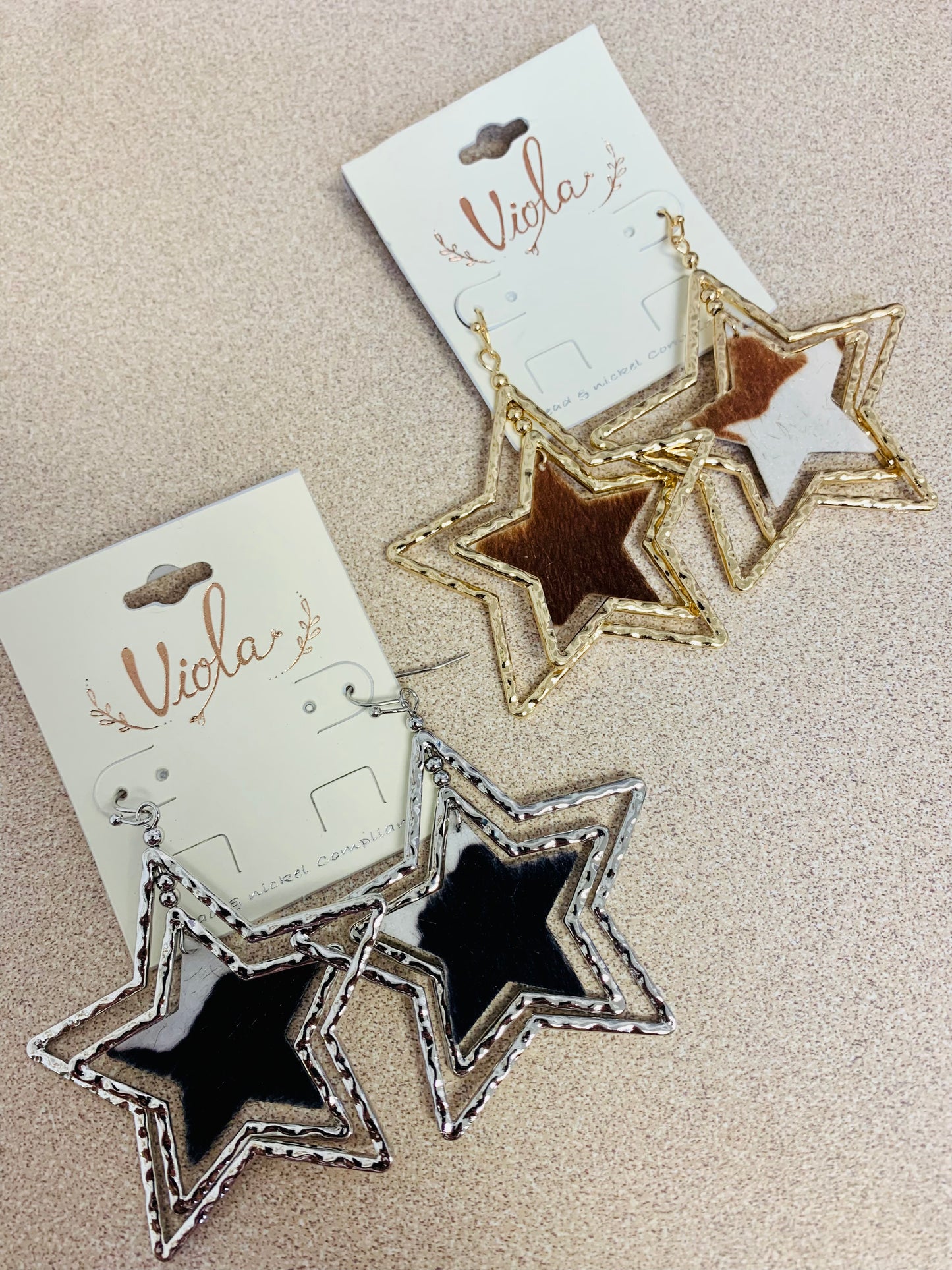 Stamped HideOn Earrings