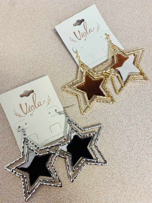 Stamped HideOn Earrings