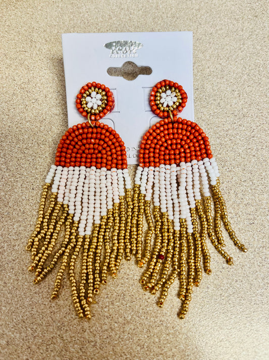 Ombre Arch Beaded Earring