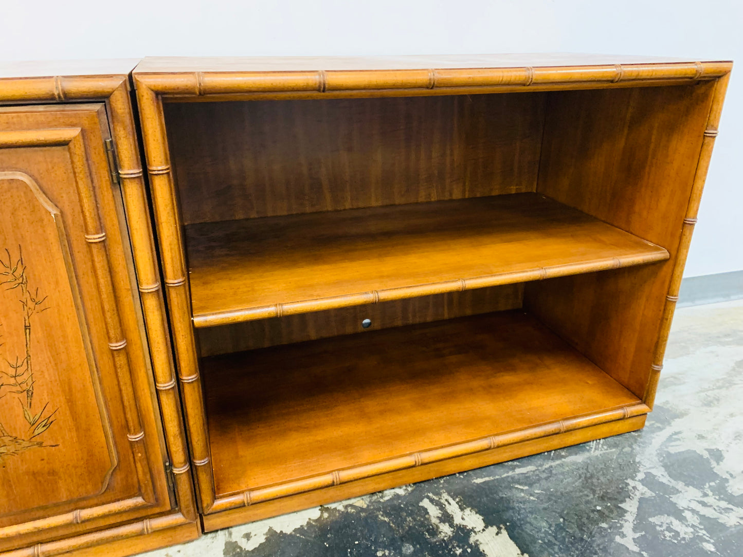 Dixie Aloha Faux Bamboo Chest 3Pc Set