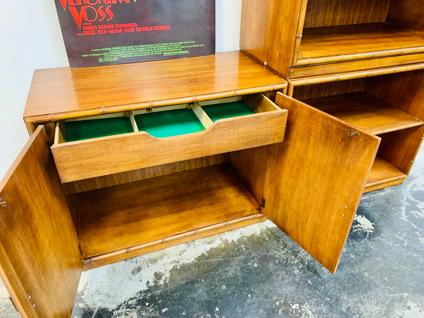 Dixie Aloha Faux Bamboo Chest 3Pc Set