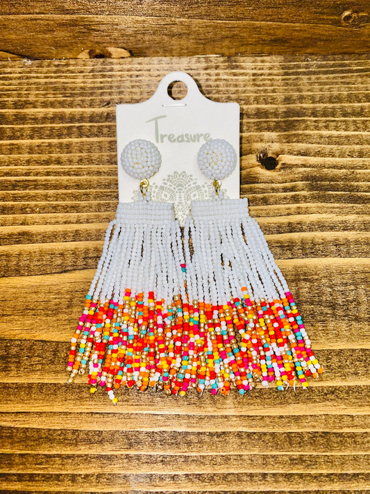 Confetti Tassel Earrings