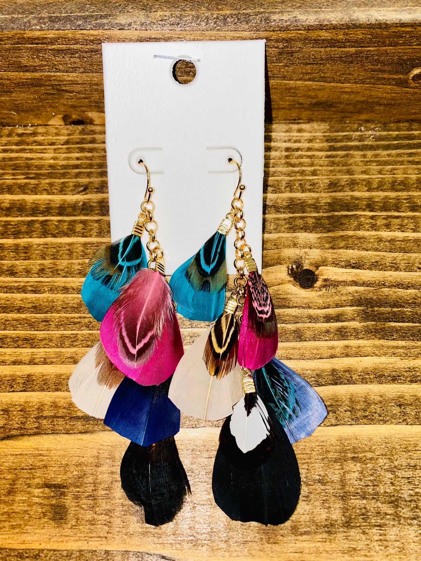 Feather Tassel Earrings