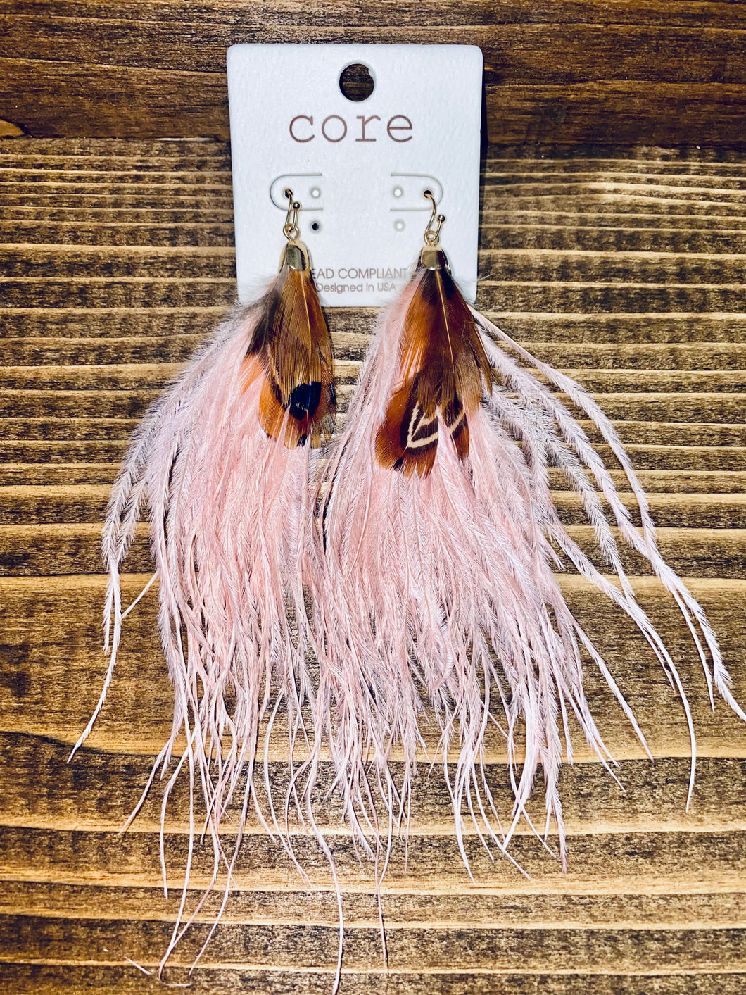 Baby Soft Feathered Earrings