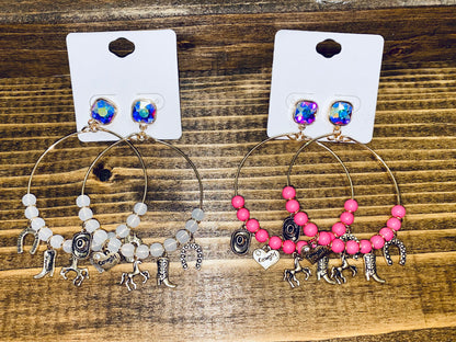 Western Charm Hoop Earrings