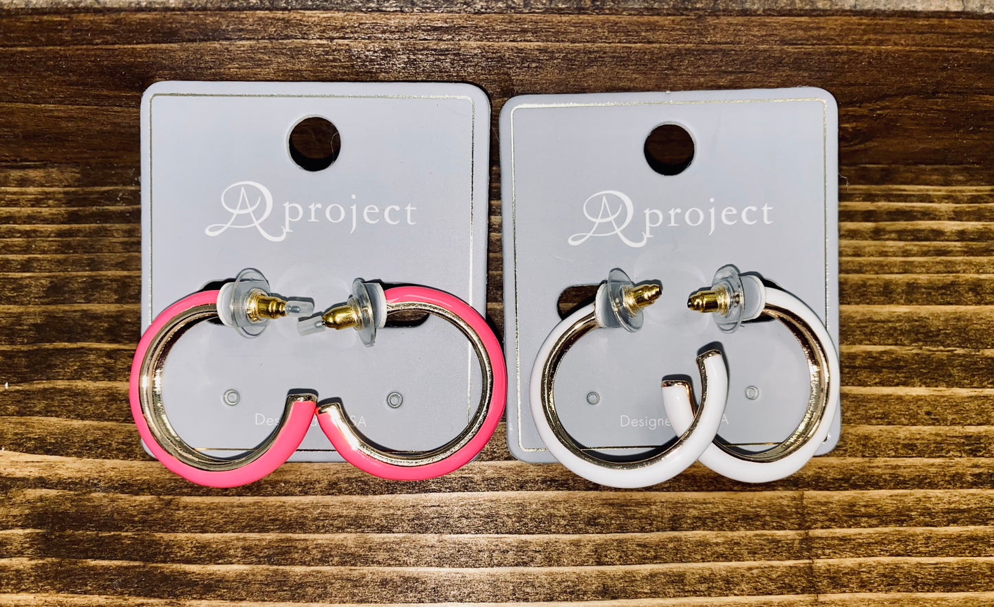 Enamel Hoops (1inch)