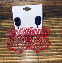 Load image into Gallery viewer, Laser Cut Bulldog Earrings
