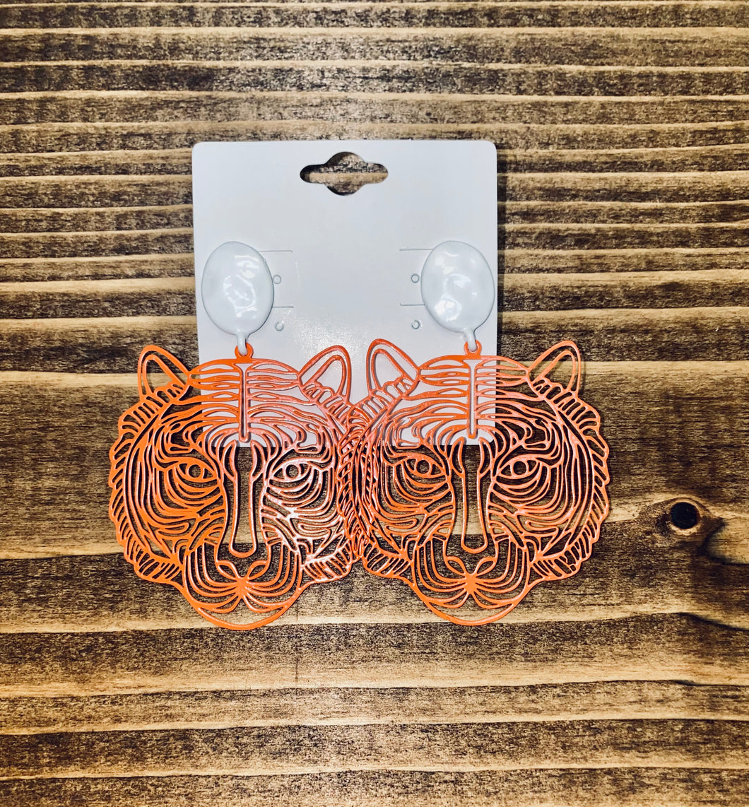 Laser Cut Clem Gameday Earrings