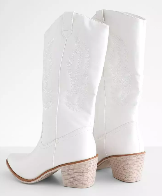 Wilder White  Cowboy Boot