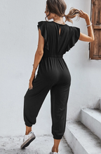 Load image into Gallery viewer, Ruffles &amp; Pockets Jogger Jumpsuit
