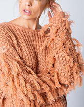 Load image into Gallery viewer, Falling for Fringe Sweater
