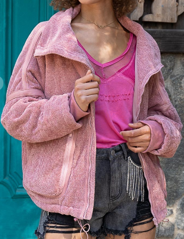 Throwback Zipper Jacket