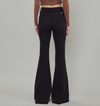 Load image into Gallery viewer, KanCan Black Out Hem Super Flares
