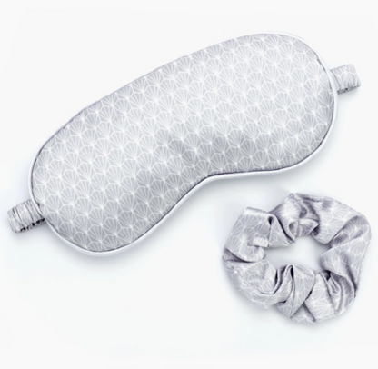 Silky Satin Eye Mask & Scrunchie Set