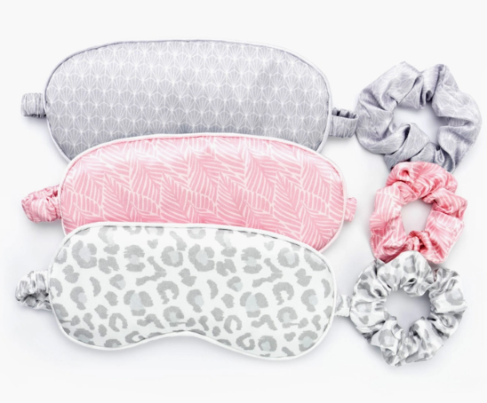 Silky Satin Eye Mask & Scrunchie Set