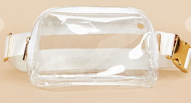 White Clear Fanny Pack