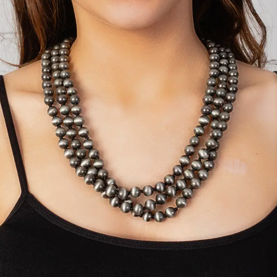 Layered Navajo Pearl Necklace