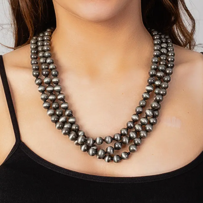 Layered Navajo Pearl Necklace