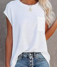 Load image into Gallery viewer, Everyday Basic Pocketed Tee
