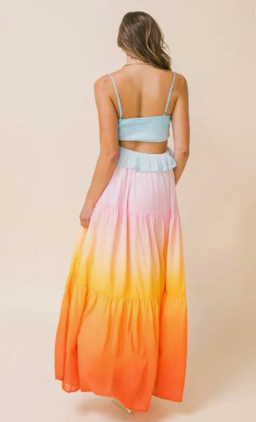 Coral Sunset Maxi