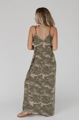 Raw Edge Camo Maxi