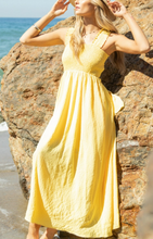 Load image into Gallery viewer, Smocked Banana Maxi Dress
