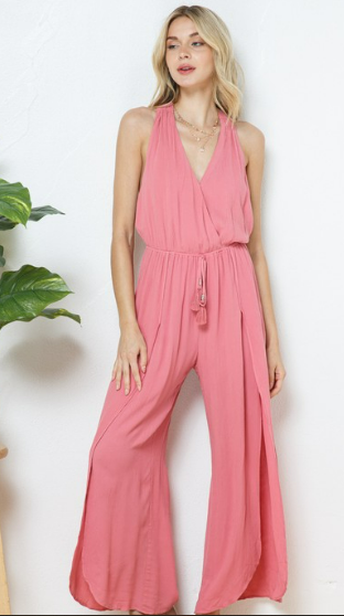 Rosey Slit Leg Jumpsuit