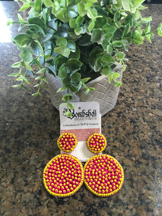 Beaded Fruity Tooty Earring